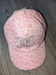 Juicy Couture Cap One Size New Tags Baseball Hat Cap Beaded Logo Pink - Picture 1 of 14