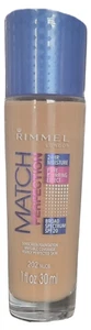 Rimmel Match Perfection Foundation. Invisible Coverage. #202 NUDE. - Picture 1 of 2