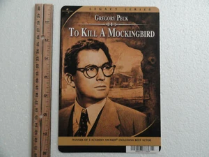 TO KILL A MOCKINGBIRD (SEPIA) - BLOCKBUSTER VIDEO BACKER CARD 5,5"X8" *NO MOVIE - Bild 1 von 3