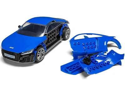 Skill 1 Model Kit Audi TT Coupe Blue Snap Together Snap Together Snap Together P - Image 1 of 4