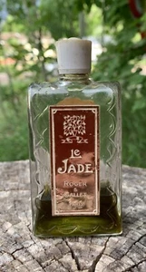 1950' VINTAGE ORIGINAL ROGER GALLET JADE PARFUM TOILETTE 2FL. OZ FLASCHE GEBRAUCHT - Bild 1 von 5