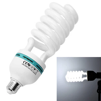 135W 5500K Photography Studio Lighting Bulbs Daylight Lamp Energy Saving CFL E27 - image 1 of 4
