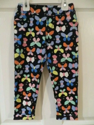 NUEVOS LEGGINGS JUMPING BEANS MULTICOLORES MARIPOSAS TALLA 4, 6 Foto 1 de 4