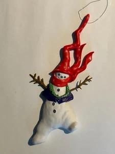 Vintage Department 56 Snowman Ornament #9166-9 - Picture 1 of 6