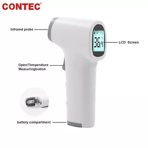 Non-contact Infrared Thermometer Digital IR Temp Forehead Adult Baby US Seller - Picture 1 of 9