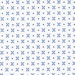Simply Delightful Orange Peel Blenders Off White with Blue by Moda 1/2Yard - Picture 1 of 1
