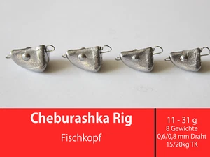 Cheburashka Fischkopf Wechselblei 11-31g Jig flexibel Jiging cheburaschka Rig - Bild 1 von 12