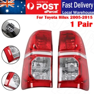 Pair LED Tail Lights Rear Lamp For Toyota Hilux SR SR5 2005-2015 Ute Left Right - Picture 1 of 12