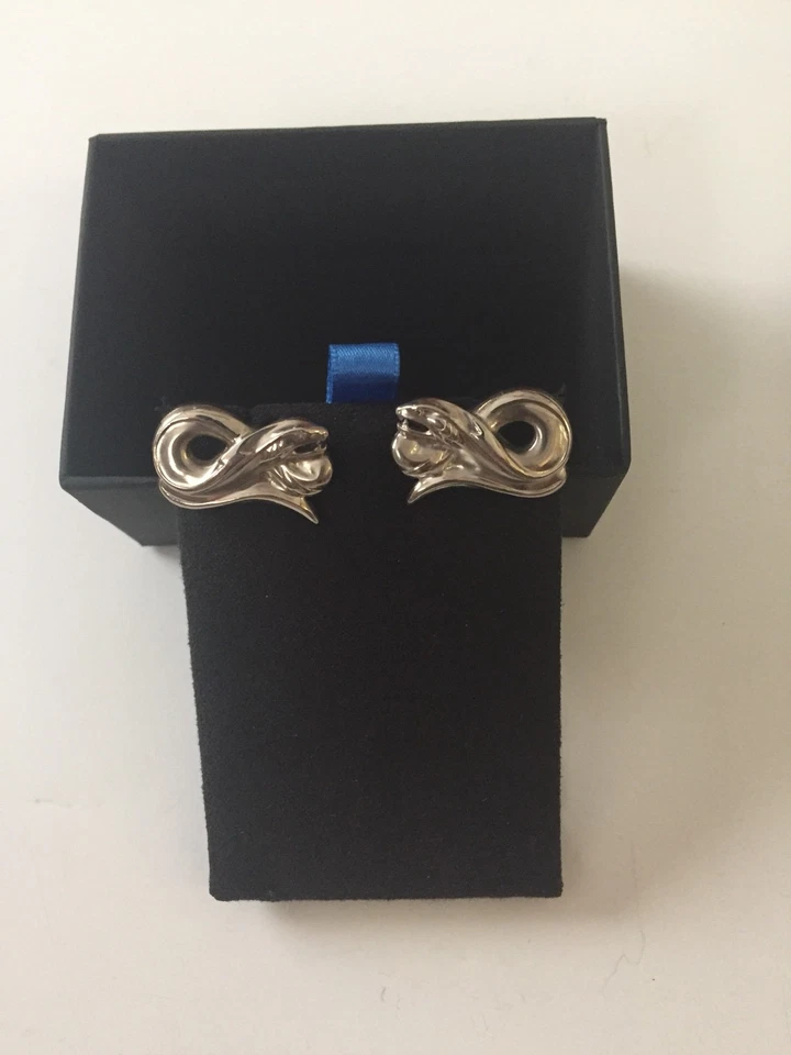 Stephen Webster Beasts Of London Electric Eel cufflinks Black Rhodium $595 - Image 1 of 4