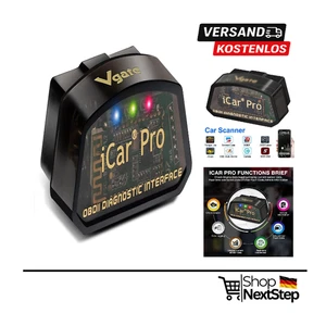 Vgate iCar Pro Mini OBD2 Bluetooth BLE (4.0) Scanner iOS/Android ✅ Blitzversand - Bild 1 von 10