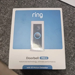 Ring Doorbell Pro 2 BATTERIA 1536p Video HD con Rilevamento Movimento 3D NUOVO DI ZECCA - Foto 1 di 3