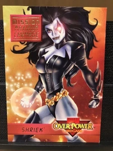 1995 Fleer Marvel OverPower Mission Maximum Carnage, Card #6/7-Shriek- Near Mint - Picture 1 of 16