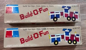 De colección Tupperware Tupper Toys Build O Fun Set 101 Juguete de Construcción 1965 198 Piezas - Imagen 1 de 12