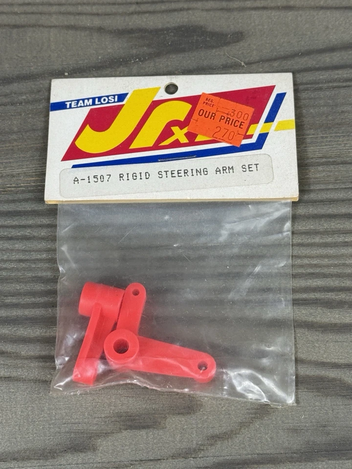Vintage RC Losi JRX2 Series Rigid Steering Arm Set 1507 Pink - Image 1 of 1