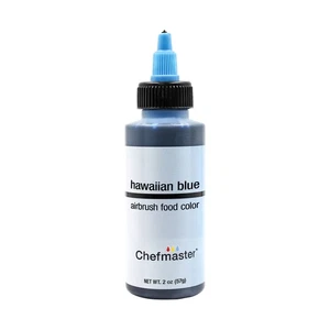 Chefmaster 2-Ounce Hawaiin Blue Airbrush Cake Decorating Food Color - Picture 1 of 3