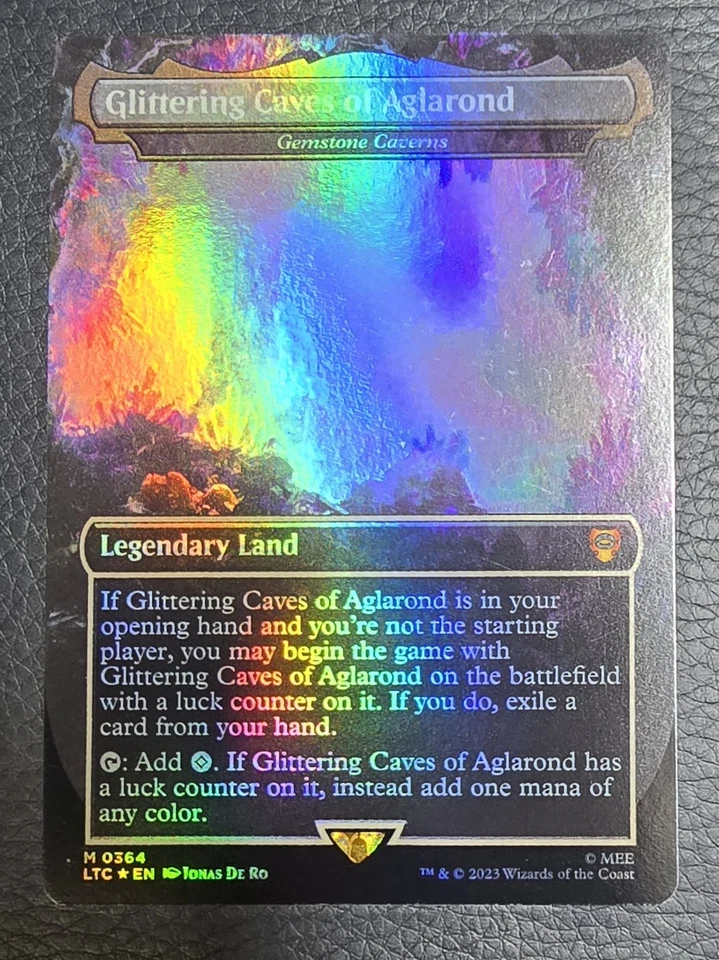 Glittering Caves of Aglarond - Gemstone Caverns Commander Lord of the Rings MTG - Image 1 of 2