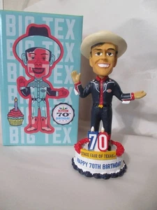 State Fair of Texas 70th Anniversary Big Tex Bobblehead Nodder 7 Inch w/box - Picture 1 of 5