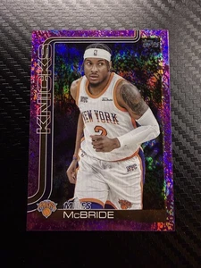 Miles McBRIDE KNICKS 2025-26 TOPPS Purple Holo Foil #17 Knicks 1:166 - Bild 1 von 2
