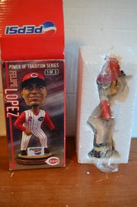 2006 SGA CINCINNATI REDS POWER OF TRADITION FELIPE LOPEZ BOBBLEHEAD NEW IN BOX - Picture 1 of 5