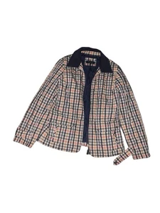 Chaqueta acolchada a cuadros Talbots usada en excelente estado cuello pana talla: MEDIANA - Imagen 1 de 5