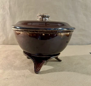 Kathy Grünkohl Kasserolle mit Brennerständer, 8" rund braun Steinzeug, Topf & Deckel - Bild 1 von 10