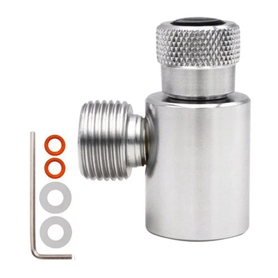 CO2 Cylinder Adapter TR21-4 to W21.8-14 Metal Refill Adapter for Soda Maker - Bild 1 von 4