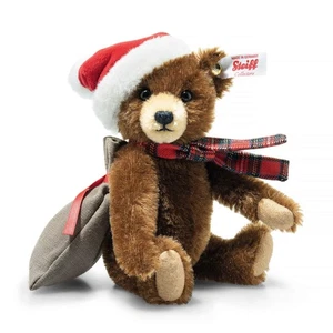 Steiff Santa Claus Teddy Bear 18cm 007514 [Authorized Japanese Product] - Picture 1 of 1