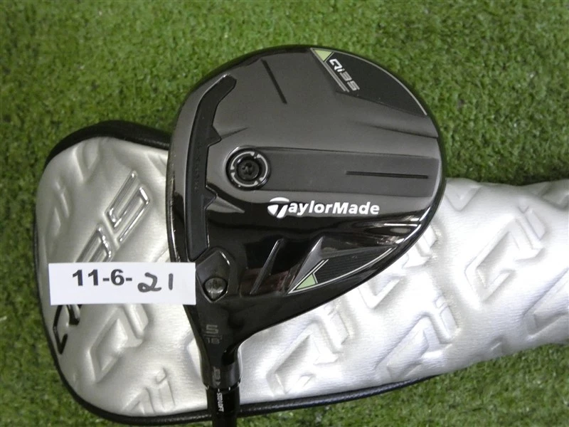 TaylorMade Qi35 18* Left Hand 5 Wood Ventus Blue 5 Regular Graphite w Headcover  - Image 1 of 4