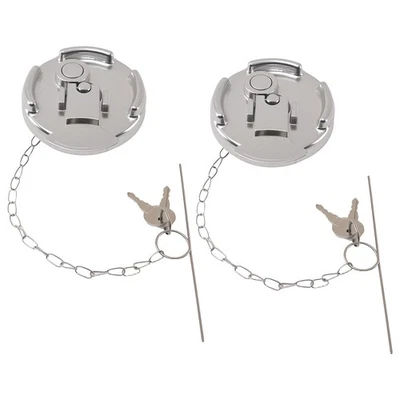 4.45" Diesel Cap for Peterbilt 330 335 337 352 1975-2014 600212 Safety Chain - Image 1 of 4