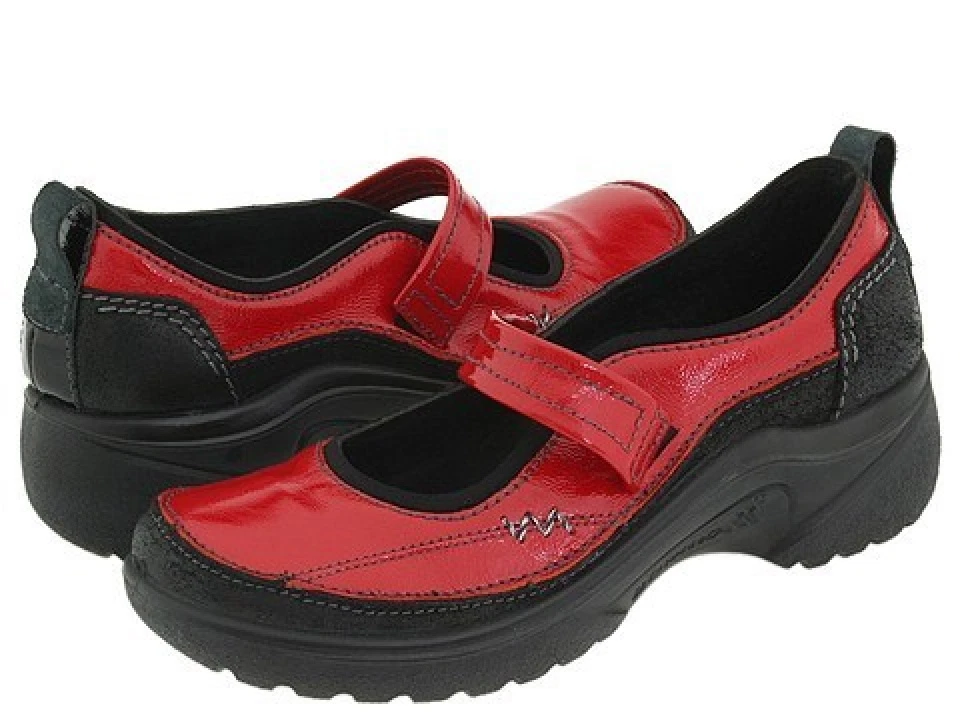 Tamancos sapatos Romika Oslo 38 vermelho patenteado 36 5 - Imagem 1 de 3