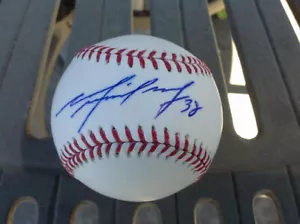 MICHAEL MORSE AUTOGRAPHED OFFICIAL MAJOR LEAUGE BASEBALL - S.F. GIANTS - Picture 1 of 3