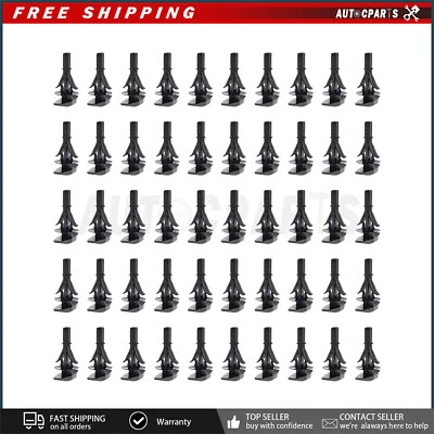 Комплект из 50 черных фиксаторов погодных полосок подходит для Ford Lincoln N806289-S - Изображение 1 из 4