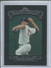 2015 Topps Series 1 ROGER CLEMENS Gallery of Greats Insert Card