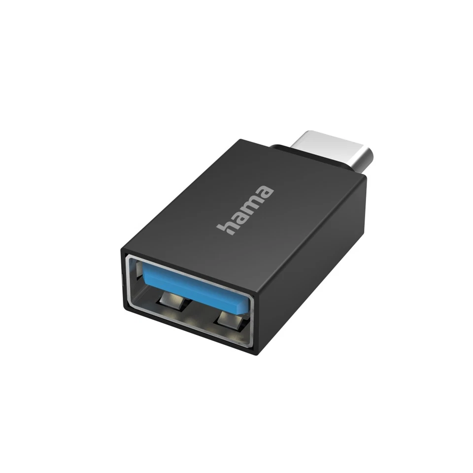 Hama USB 3.2  OTG Adapter USB-C-Stecker auf USB-A-Buchse 5 Gbit Datenübertragung - Bild 1 von 1
