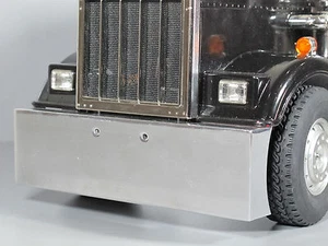 New Aluminum Polish Front Wide Bumper Tamiya R/C 1/14 King Grand Knight Hauler - Picture 1 of 5