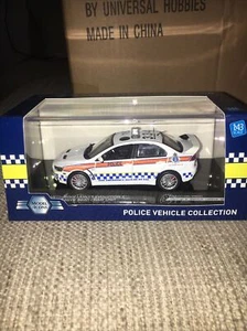 MODEL-ICONS MITSUBISHI LANCER EVOLUTION X 143 SCALE HUMBERSIDE POLICE UNIT NEW - Picture 1 of 5