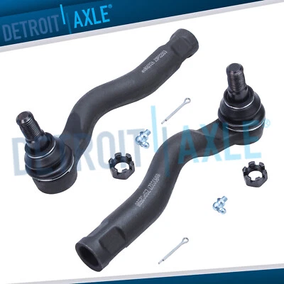 Front Outer Tie Rod End Links Tierods Kit for 2008 - 2020 Toyota Tundra Sequoia - Image 1 of 4