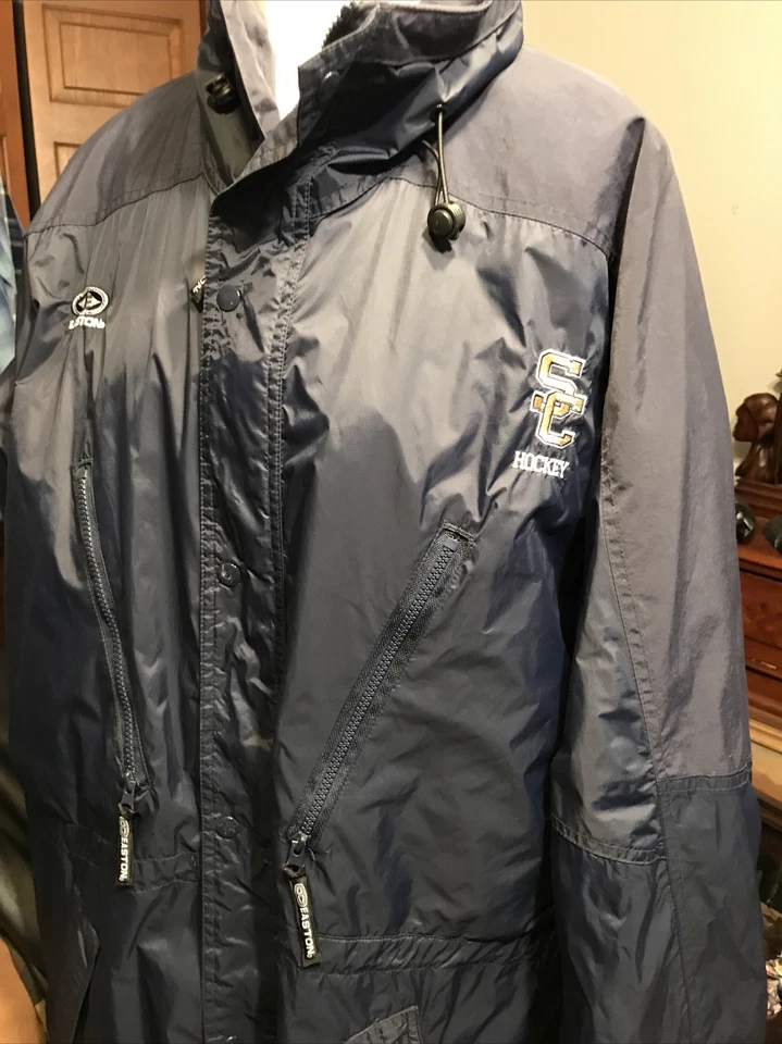 Chaqueta deportiva Easton Elite ligera azul SC hockey patín entrenamiento para hombre talla 2XL Foto 1 de 4