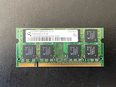 💻 Infineon Qimonda 1GB SO-DIMM DDR2 533MHz PC2 4200S Notebook RAM 💻 - Bild 1 von 2
