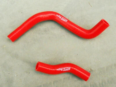 Mangueira de radiador de silicone vermelha para Honda CR250 CR250R CR250 R 1997 1998 1999 97 98 - Imagem 1 de 4