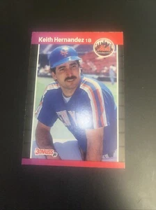 1989 Donruss #117 Keith Hernandez - New York Mets - Picture 1 of 2