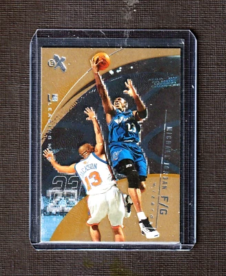 2001-02  Fleer   # 98  Michael  Jordan  eX Leading Men Wizards - Image 1 of 2