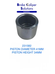 for LAND ROVER RANGE ROVER 1970-1995 one FRONT Brake Caliper Piston BCP1582 - Picture 1 of 1