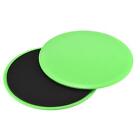 Exercise Core Sliders 175mm Glider Discs Dual Sided Usage, Green