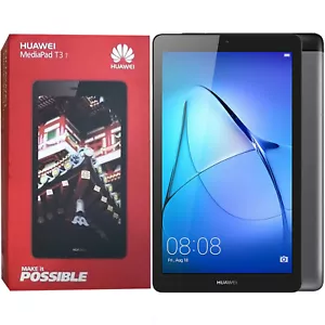 NEW Huawei MediaPad T3 7.0" Gray 16GB + 1GB Wifi + Bluetooth (No SIM) Tablet - Picture 1 of 4