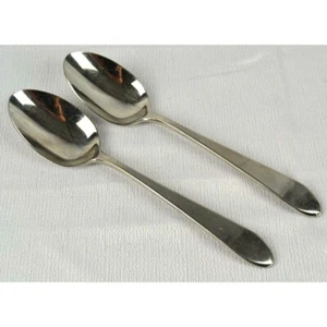 2 cucharas de sopa Villeroy & Boch Sereno punta puntiaguda informal lisa acero inoxidable - Imagen 1 de 6