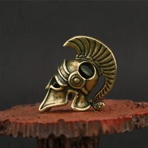 Brass Sparta Paracord Bead Lanyard Bead Knife Beads Gift 1PC - Picture 1 of 7