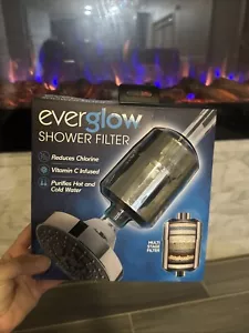 HighOutput EVERGLOW Shower Filter Reduces Chlorine Dry Skin Dandruff Eczema NEW - Picture 1 of 4