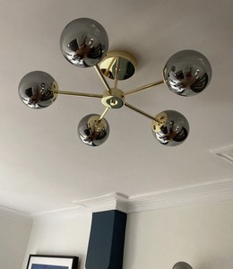 Large Glass Pendant Light for sale | eBay