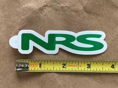 NRS watersports logo sticker decal, genuine, original, Green, 3.5
